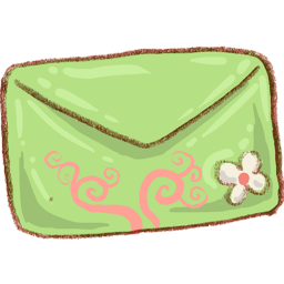 Green Mail Envelope Sticker