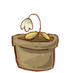 Flower Pot 2 Sticker