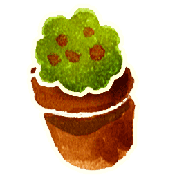 Flower Pot 2 Sticker