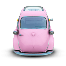 Pink Car Sticker