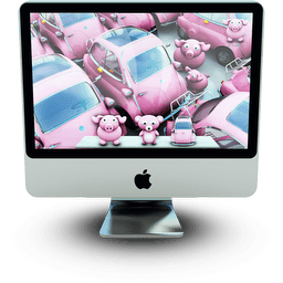 Pinki Mac Sticker