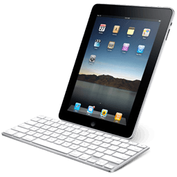 Ipad With Keyboard Sticker