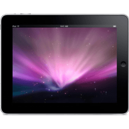 Ipad Landscape Space Background Sticker