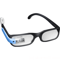 Guy Google Glasses Sticker