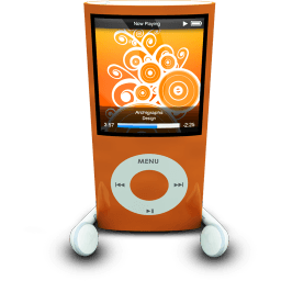 Ipodphonesorange Sticker