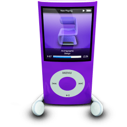 Ipodphonespurple Sticker