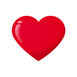 Red Heart Sticker