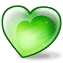 Apple Heart Sticker