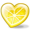 Lemon Heart Sticker