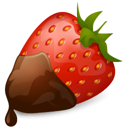 Strawberry Chocolate Sticker