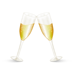 Champagne Sticker