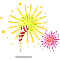 Fireworks Sticker