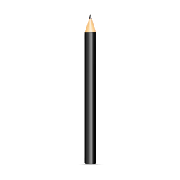 Black Pencil Sticker