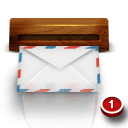 Wood Mail Sticker