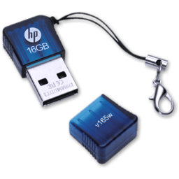 Pen Drive Hp 165w 16gb Blue Sticker