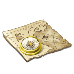 Treasure Map Sticker