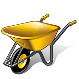 Wheelbarrow Sticker