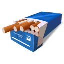 Cigarretes Blue Sticker