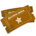 Hollywood Ticket Sticker