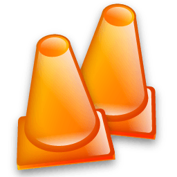 Construction Cone Sticker