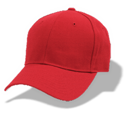 Hat Baseball Red Sticker