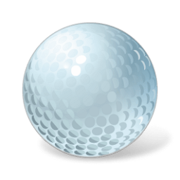 Golf Ball Sticker