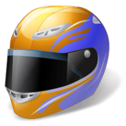 Motorsport Helmet Sticker