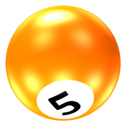 Ball 5 Sticker