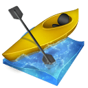 Kayak Slalom Sticker