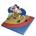 Wrestling Greco Roman Sticker