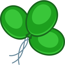 Balloons Green Sticker