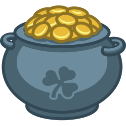 Pot Of Gold Sticker