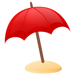 Sun Umbrella Sticker