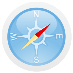 Compass Sticker