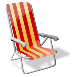 Beach Sit Sticker