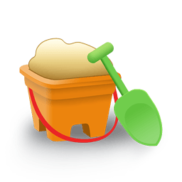 Sand Bucket Sticker