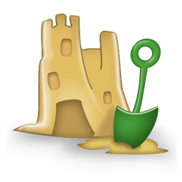 Sand Castle Sticker