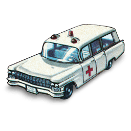 Cadillac Ambulance Sticker