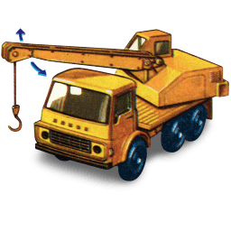 Dodge Crane Truck With Movement Sticker