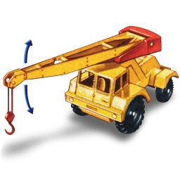 Jumbo Crane With Movement Sticker