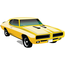 Muscle Car Pontiac Gto Sticker