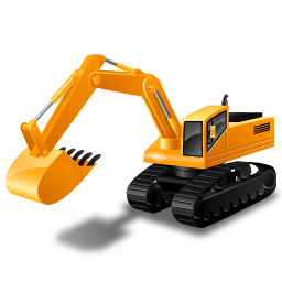 Excavator Sticker