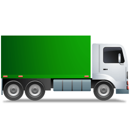 Truck Right Green Sticker