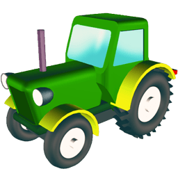 Wheeled Tractor Sticker