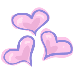 Hearts Love Sticker