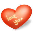 Heart Love You Sticker